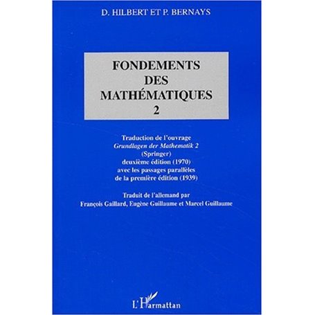 FONDEMENTS DES MATHÉMATIQUES