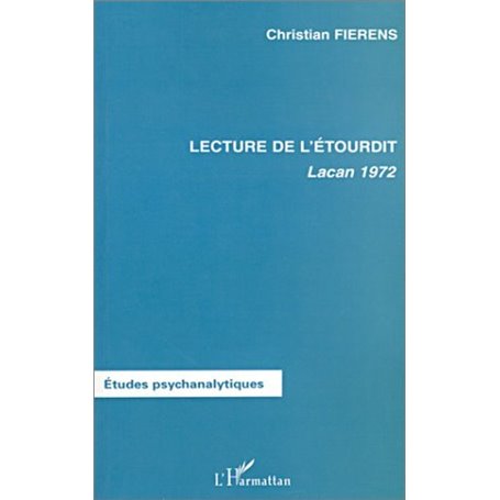 LECTURE DE L'ÉTOURDIT