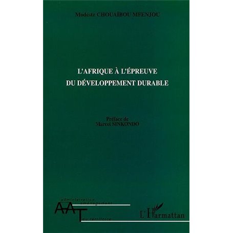 L'AFRIQUE Á L'ÉPEUVE DU DÉVELOPPEMENT DURABLE