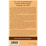 Cours de psychologie durant la Révolution française de 1789