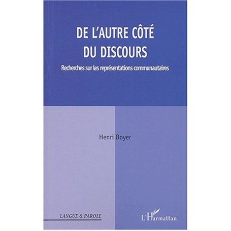 De l'autre coté du discours