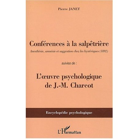 Conférences à la Salpêtrière