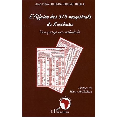 L'affaire des 315 magistrats de Kinshasa
