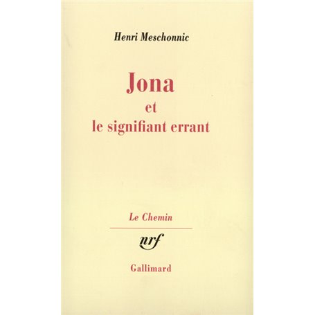 Jona et le signifiant errant