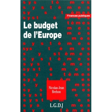 le budget de l'europe