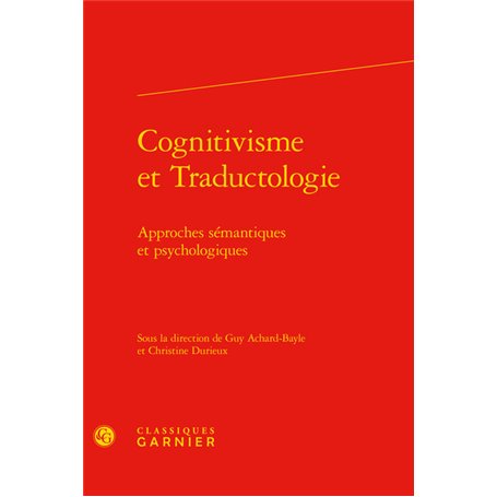 Cognitivisme et Traductologie