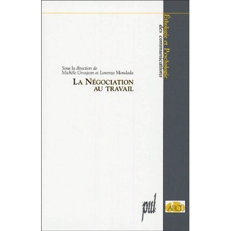 La Négociation au travail