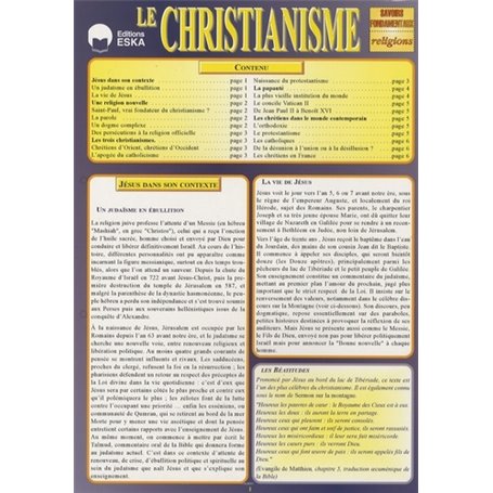 LE CHRISTIANISME