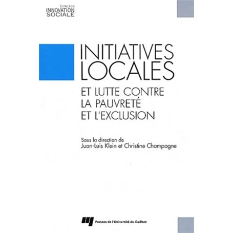 INITIATIVES LOCALES ET LUTTE CONTRE LA PAUVRETE ET L'EXCLUS.