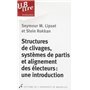 STRUCTURES DE CLIVAGES, SYSTEMES DE PARTIS ET ELIGNEMENT DES ELECTEURS : UNE INT