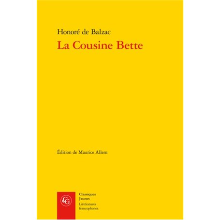 La Cousine Bette