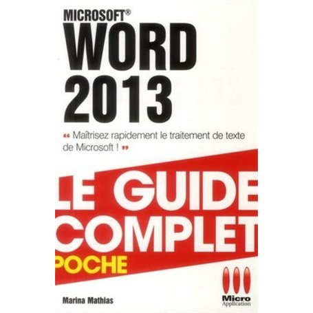 COMPLET POCHE WORD 2013