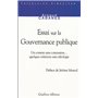ESSAI SUR LA GOUVERNANCE PUBLIQUE