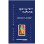 Quelqu'un manque