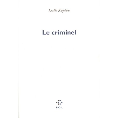 Le Criminel