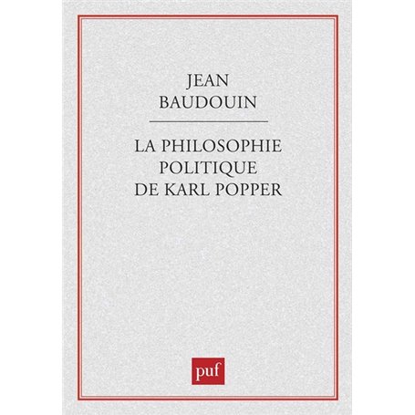 La philosophie politique de Karl Popper