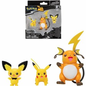 Ensemble de Figurines Pokémon Evolution Multi-Pack: Pikachu