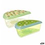 Boîte à lunch Fruits Ananas Kiwi Plastique 23 x 8 x 13 cm (24 Unités)