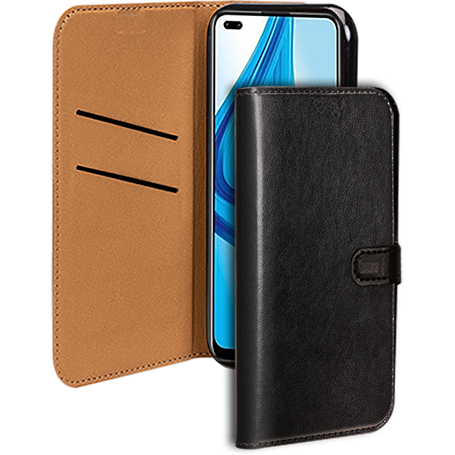 Etui Folio Wallet Oppo A54 5G/A74 5G Noir - Fermeture avec languette a