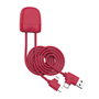 Câble 4 en 1 Ice-C Ecoresponsable MULTI 1m Rouge Xoopar