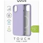 COQUE TOUCH PURE AVEC SNAP IPHONE 14 PLUS LAVANDE