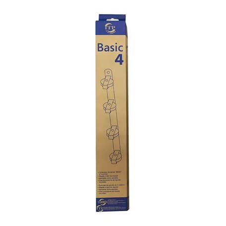 Corde à linge Tarrés Basic 4 Poulies Blanc Mural Fer Epoxi 47 x 5 x 5