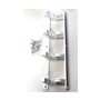 Corde à linge Tarrés Basic 4 Poulies Blanc Mural Fer Epoxi 47 x 5 x 5