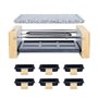 Raclette Multifonction WOD6 Raclette et pierre a cuire 6 personnes