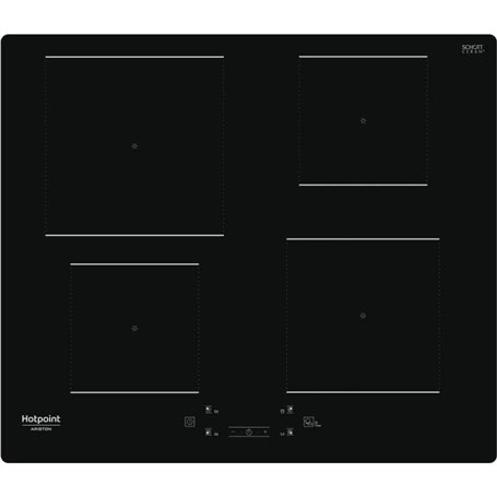 Table de cuisson induction - HOTPOINT - 4 foyers - L60 cm - HQ5660SNE