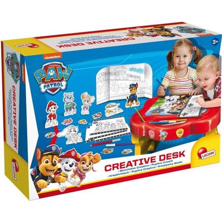 Pupitre créatif - Paw Patrol - jouer et colorier les personnages Paw P