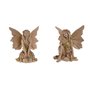 Figurine Décorative Home ESPRIT Marron Fée 14 x 12 x 15,5 cm (2 Unités