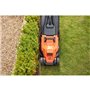 BLACK+DECKER Tondeuse Filaire 1600W BEMW471BH-QS 38 cm - 6 Hauteurs Ré
