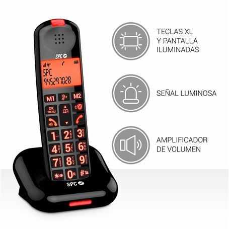 Téléphone fixe SPC Noir