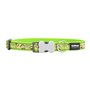 Collier pour Chien Red Dingo STYLE MONKEY LIME GREEN 31-47 cm