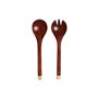 Ustensiles de cuisine Home ESPRIT Aluminium Acacia 32 x 8 x 2 cm