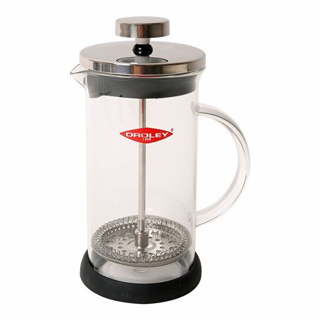 Cafetière à Piston Oroley Spezia 3 Tasses Verre Borosilicaté Acier ino