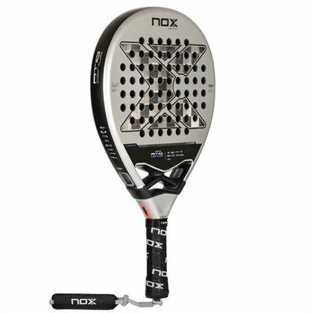 Raquette de Padel At10 Genius 18K  Nox Agustin Tapia 2024 Gris foncé