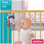 Peluche Hochet Winfun Raton laveur 14,5 x 20 x 9,5 cm (6 Unités)