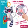 Peluche Hochet Winfun Raton laveur 14,5 x 20 x 9,5 cm (6 Unités)