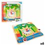Jouet Educatif Colorbaby Calendrier 30 x 30 x 3 cm (6 Unités)