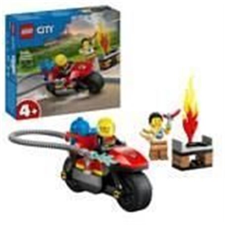 LEGO 60410 City La Moto d'Intervention Rapide des Pompiers. Jouet de V