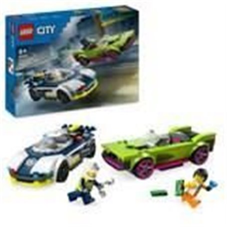 LEGO 60415 City La Course-Poursuite entre la Voiture de Police et la S