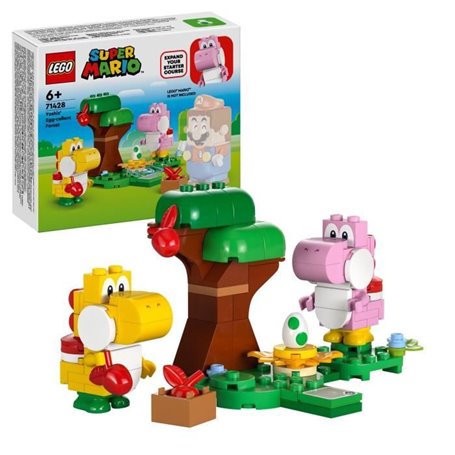 LEGO 71428 Super Mario Ensemble d'Extension Foret de Yoshi. Jouet pour