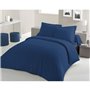 PARURE DE COUETTE LOVELY HOME - 240x260 cm - 100% COTON - BLEU