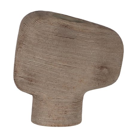 Vase Gris Céramique 20 x 10 x 25 cm