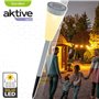 Borne de jardin solaire Aktive Plastique 6,7 x 39 x 6,7 cm (24 Unités)