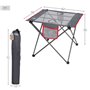 Table Piable Aktive Camping Gris 62 x 50 x 50 cm (2 Unités)