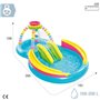 Pataugeoire gonflable pour enfants Intex Arc-en-ciel 374 L 295 x 109 x