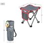 Tabouret Aktive Pliable Camping Gris 30 x 32 x 30 cm (4 Unités)