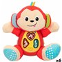 Peluche sonore Winfun Singe 18 x 20,5 x 12,5 cm (6 Unités)